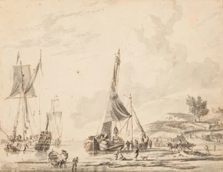 Dutch Ships on a Distant Coast
