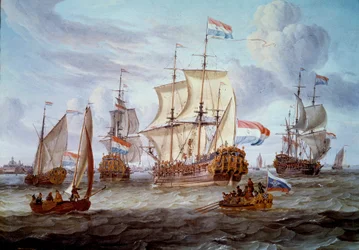 The Frigate Peter and Paul in the Port of Amsterdam (17th Century)
