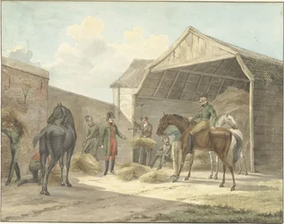 Distribution of Hay to the Guards of Honor, 1813