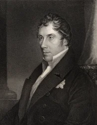 George Hamilton Gordon, engraved by Thomas Woolnoth from 