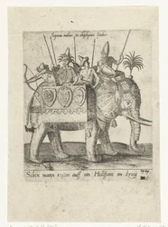 Indians on a War Elephant