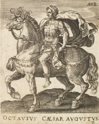 Octavius Caesar Augustus (from Twelve Caesars on Horseback)