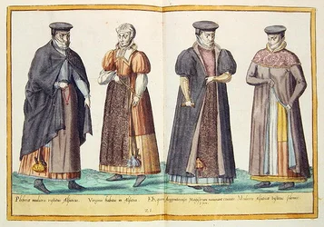 Sixteenth Century Costumes from 