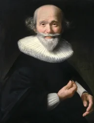 Portrait of a Man by Abraham de Vries, 1629