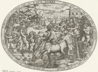 Triumphal Procession of Bacchus and Silenus: The Element Earth