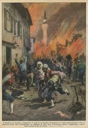 In Thessaloniki, a Fire that Broke Out at Night in a Lumber Yard Spread Fearfully?