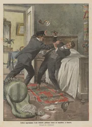 Bold Assault by a Galician Student Against a Banker in Genoa