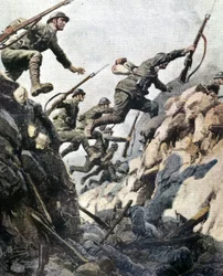 Battle of Ortigara (June 1917) (plate by A. Beltrame)