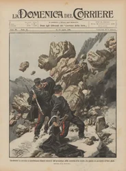 Carabinieri on duty in Castelmagno (Cuneo) surprised by the collapse of a mountain summit