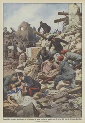 Catastrophic Earthquake in Abruzzi and Campania, the First Searches for the Buried Under the Ruins