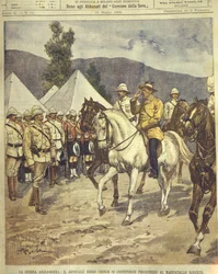 Cover Illustration of General Cronje Surrendering to Marshal Roberts during Anglo-Zulu and Anglo-Boer Wars of 1850-1902
