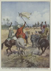 After the Capture of Zuara, Messenger Presents to the Trenches on Behalf of the Chiefs to Ask