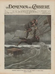 Dramatic Crossing of the Baltic Sea by Two German Soldiers in a Military Balloon