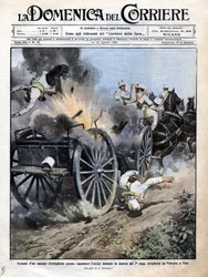 Explosion of an Artillery Crate Near Capannori