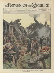 Serious Railway Disaster on the Foggia-Bari Line, the Search for the Dead and Injured
