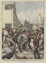 The Regressions of Civilization, the Violence of the Grain Dockers of the Port of Genoa to Protest Against the Silos