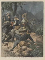 The Dramas of Smuggling, a Vice-Brigadier Facing Nine Smugglers Alone at the Swiss Border