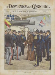 The Return of the Oceanic Fleet to Naples, the King and a Missionary Monk Returning from China