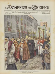 The Solemn Transport of the Bones of the Magi, in Milan