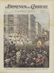 Inauguration of the Carnival in Naples After Twenty Years of Absence, The Arrival of Pulcinella and the Masks