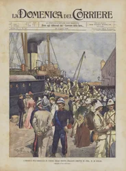 The Embarkation at the Naples Arsenal of Italian Troops Bound for China on July 10