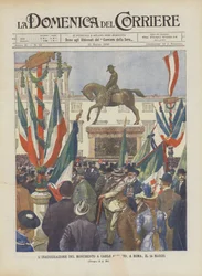The Inauguration of the Monument to Carlo Alberto, in Rome, on March 14th