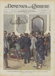 The Call of the Railway Workers to Arms, at the Central Station of Milan on the Morning of February 25