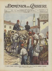 The Revolt in Macedonia, Bodies of Rebels Dragged by the Turks Through Villages