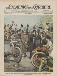 The End of the Beijing-Paris Car Raid, Arrival of the Italian Car in St. Petersburg