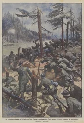 The victorious skirmish of July 16 in Alto Posina, without waiting for the enemy