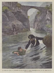 The Victims of Duty, A Carabiniere Who, to Catch a Thief Who Escaped Him, Drowns with Him, Near Pallanza