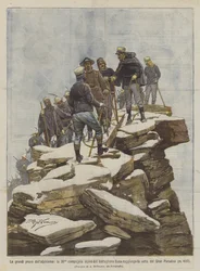 The Great Feats of Mountaineering, the 36th Alpine Company of the Susa Battalion Reaches the Summit ?