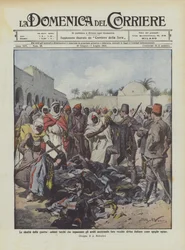 The Treachery of War, Turkish Soldiers Deceiving the Arabs by Showing Them Old Uniforms