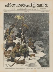 The Crew of a Wrecked Whaling Ship Saved on an Ice Block for Two Days