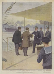 The Meeting of the Stella Polare with the Hertha, the Duke of the Abruzzi Receives on September 5