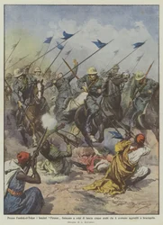 Near Fonduk-el-Tokar, the Florence Lancers Finish Off Five Arabs Who Had Attacked Them