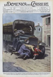 Near Genazzano (Rome), a Little Girl Suddenly Left Her Mother to Cross