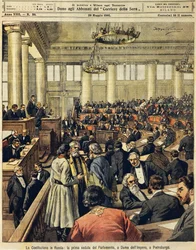 Russian Constitution: First Meeting of Parliament in St Petersburg