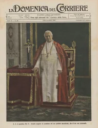 His Holiness Pope Pius X, Portrait Made on the Occasion of His Priestly Jubilee, Now Being Celebrated