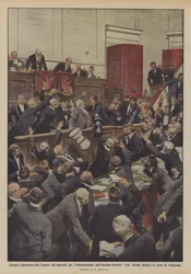 Indecorous Scenes in the Chamber of Deputies Due to Obstructionism by the Far Left, Hon.