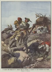 An Episode of the Battle of the 27th, Alpine Volunteer Surprises and Captures an Arab