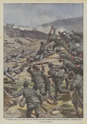 A Punished Trap, Our Men Leave the Trenches for a False Surrender by the Austrians