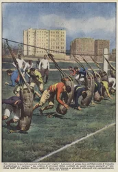A curious form of rugby training