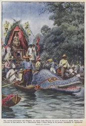 A Curious Procession in the Philippines