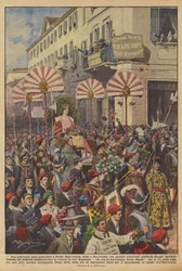 A picturesque student festival in Pavia