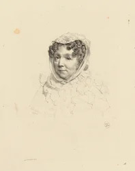 Portrait of Madame Desforges, Cousin of Devéria. (IFF 40)