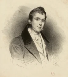 Portrait of a Young Unknown Man with Glasses