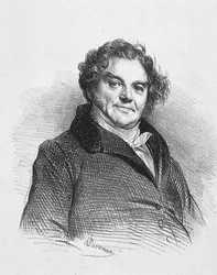 Portrait of Vidocq by Achille Devéria