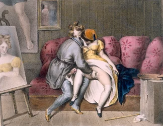 Artist and Sitter: manual foreplay