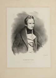 Portrait of Alfred de Vigny, 1797-1863